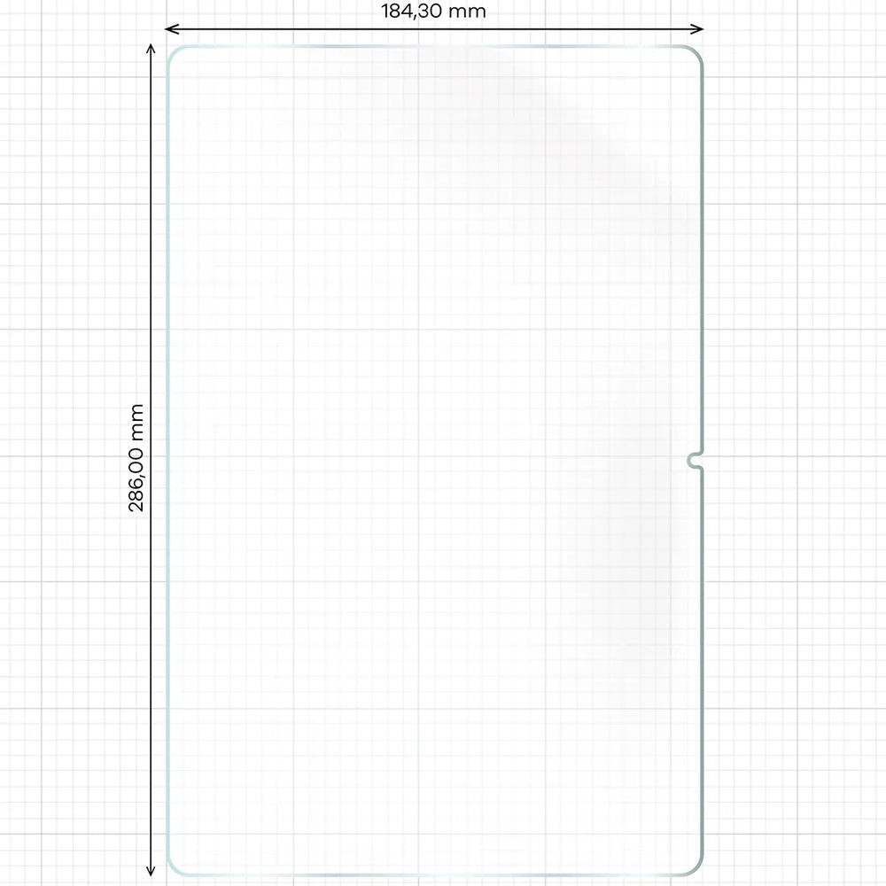 Papierimitationsfolie für Galaxy Tab S12 Plus, Bizon Tab Film Papirus Duo, 2 Stück (2/5)