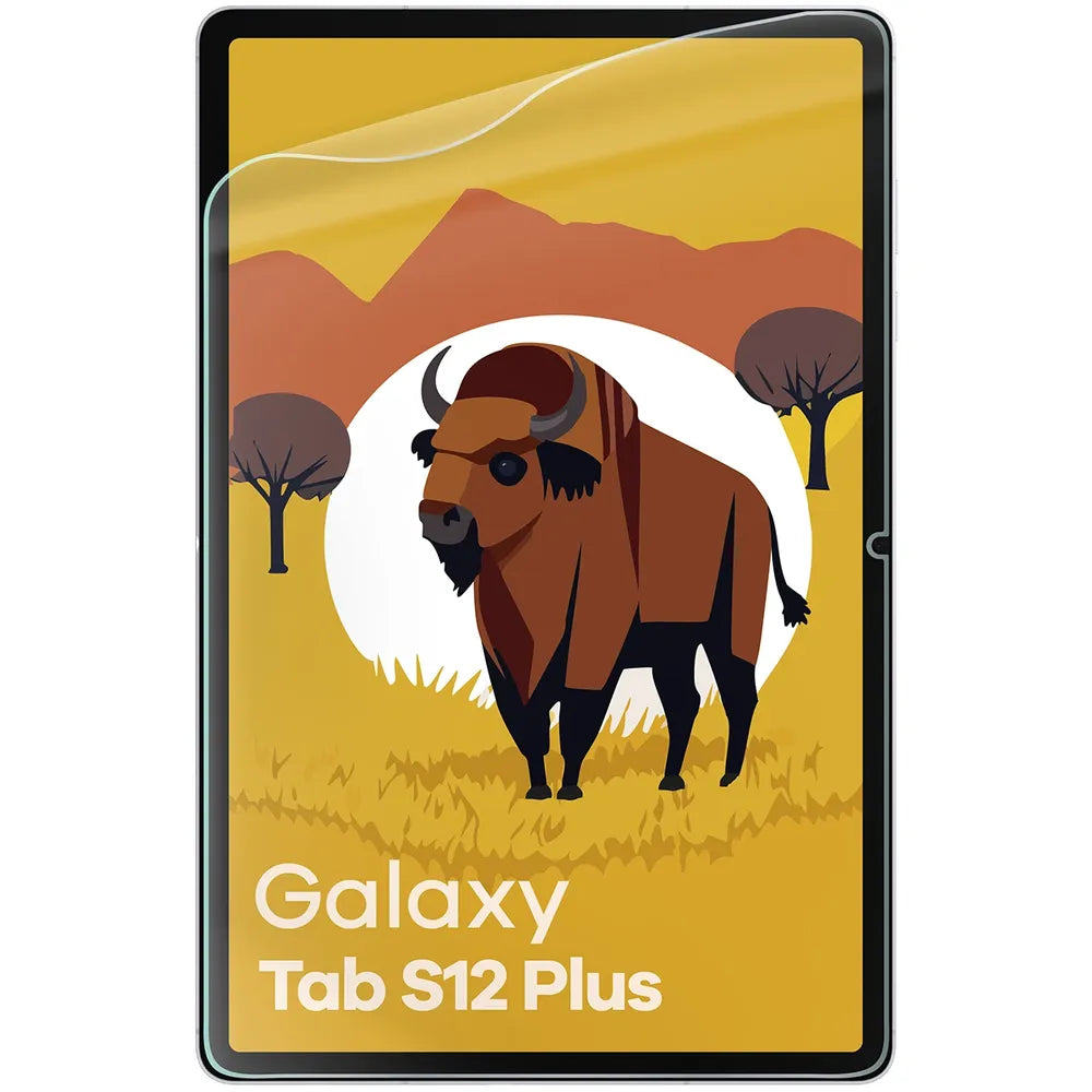 Papierimitationsfolie für Galaxy Tab S12 Plus, Bizon Tab Film Papirus Duo, 2 Stück (3/5)