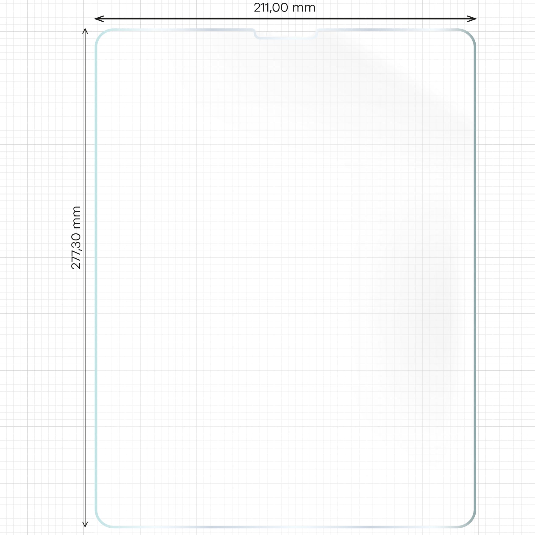 Papierimitationsfolie für iPad Pro 12.9 2022/2021/2020/2018, Bizon Film Tab Papirus, 2 Stück