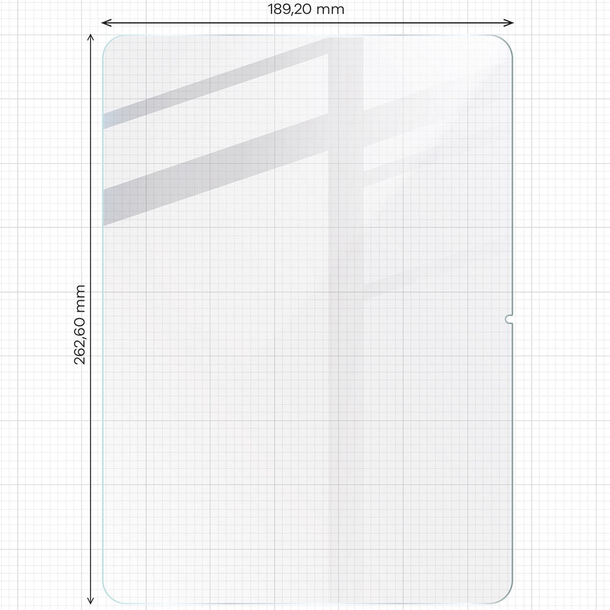 Papierimitationsfolie für OnePlus Pad 2/OnePlus Pad Pro, Bizon Film Tab Papirus Duo, 2 Stück