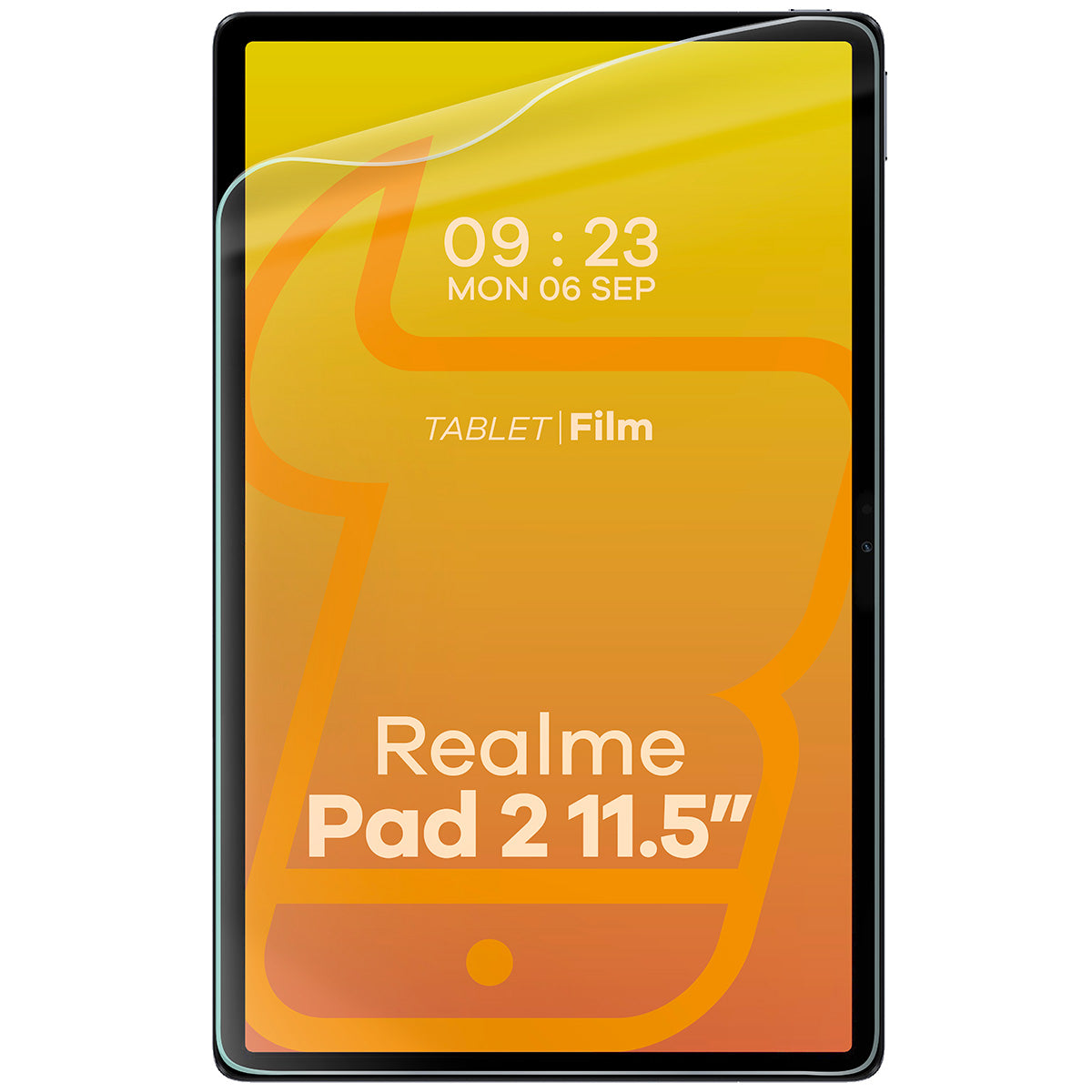 Papierimitationsfolie für Realme Pad 2 11.5, Bizon Film Tab Papirus Duo, 2 Stück