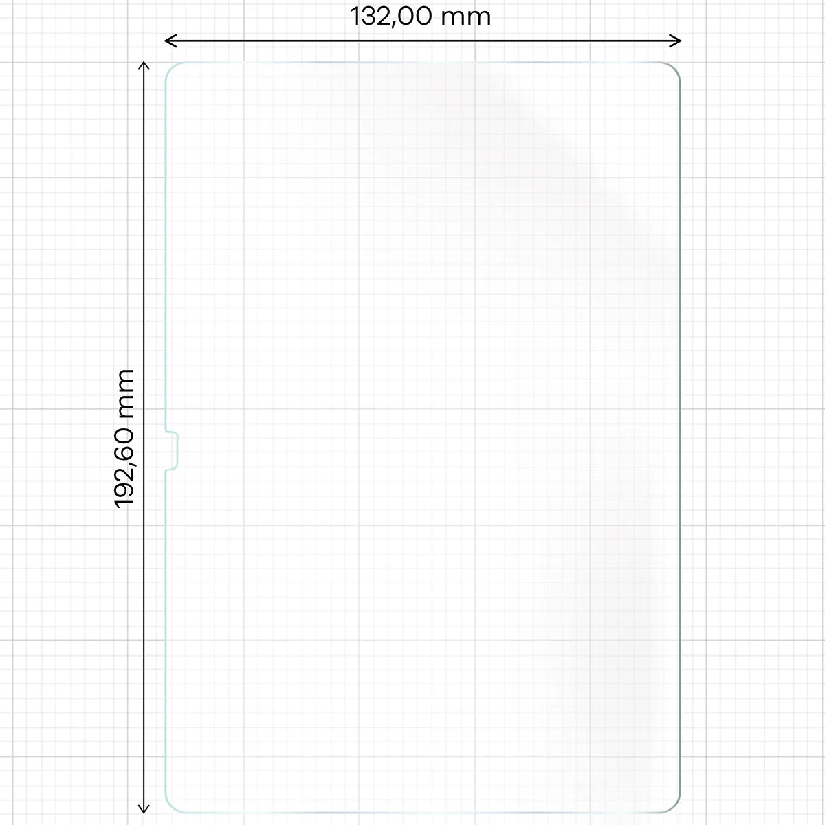 Papierimitationsfolie für Galaxy Tab S10 FE Plus Bizon Film Tab Papirus Duo, 2 Stück