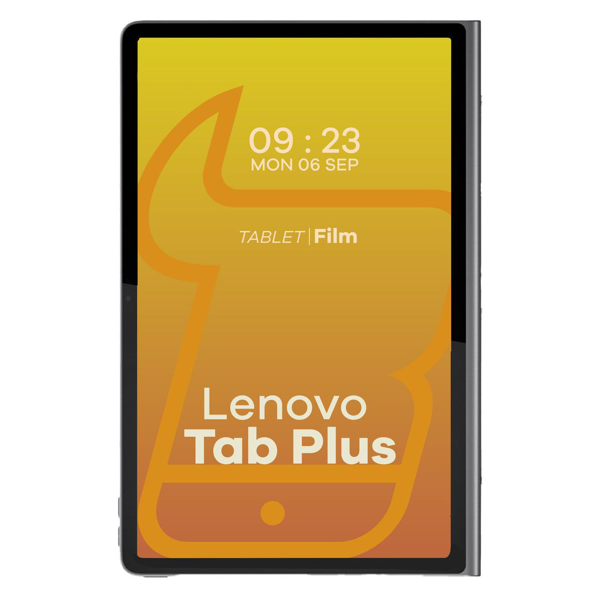 Papierimitationsfolie für Lenovo Tab Plus 11.5" 2024, Bizon Film Tab Papirus Duo, 2 Stück