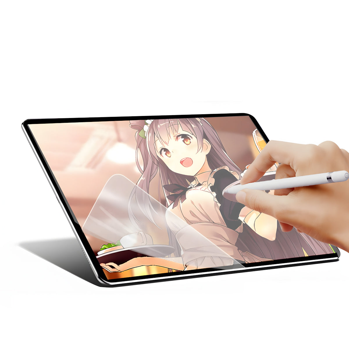 Papierimitationsfolie für Lenovo Tab Plus 11.5" 2024, Bizon Film Tab Papirus Duo, 2 Stück