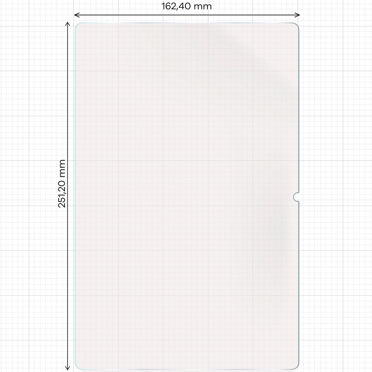 Papierimitationsfolie für OnePlus Pad Lite, Bizon Film Tab Papirus Duo, 2 Stück