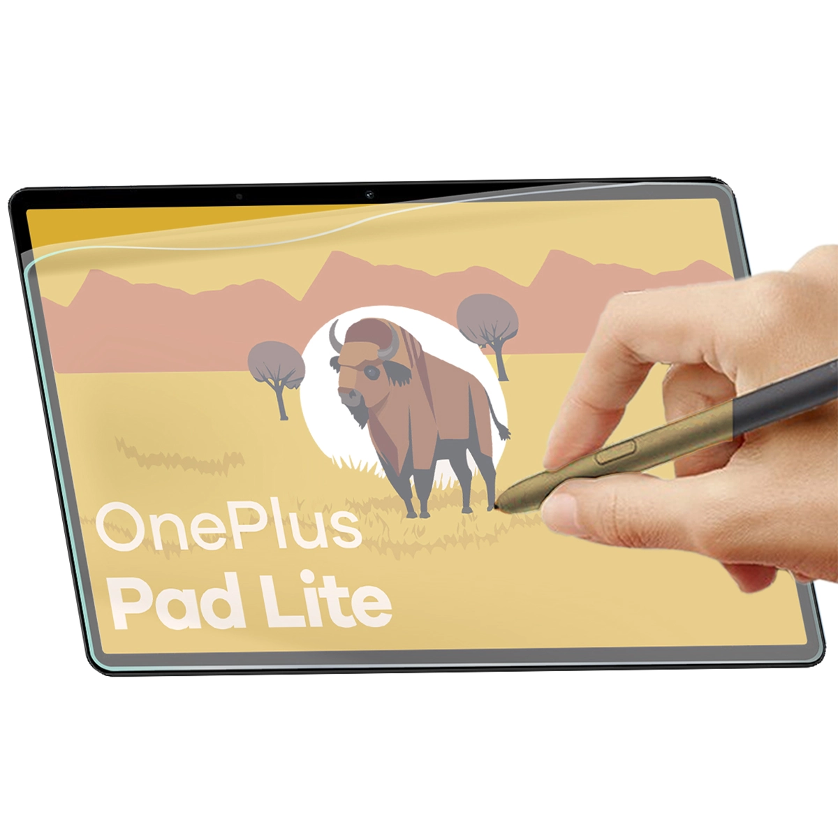 Papierimitationsfolie für OnePlus Pad Lite, Bizon Film Tab Papirus Duo, 2 Stück