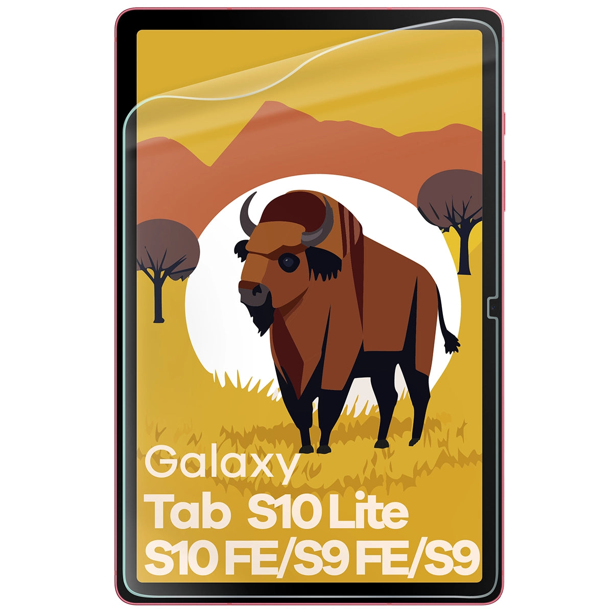 Papierimitationsfolie für Galaxy Tab S10 Lite / S10 FE / S9 FE / S9, Bizon Film Tab Papirus Duo, 2 Stück