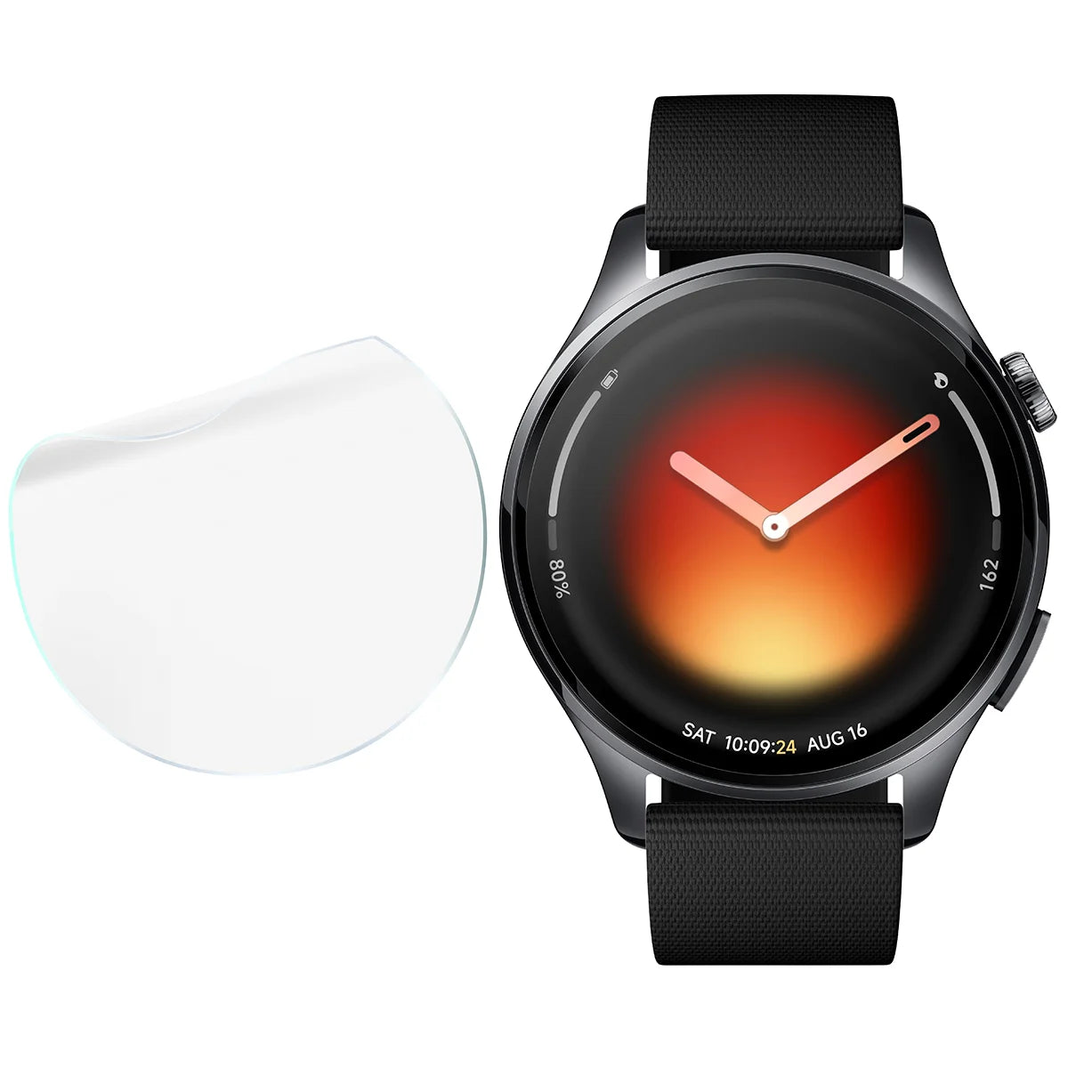 Hydrogel Folie für den Bildschirm für Xiaomi Watch 5, Bizon Watch Film Hydrogel Duo, 2 Stück