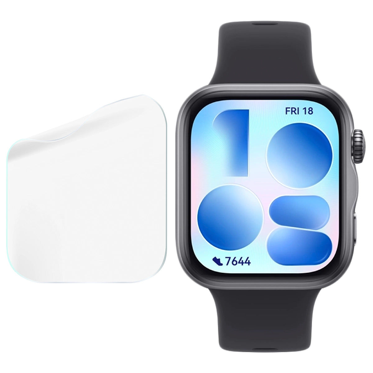 Hydrogel Folie für den Bildschirm für Huawei Watch Fit 5, Bizon Watch Film Hydrogel Duo, 2 Stück
