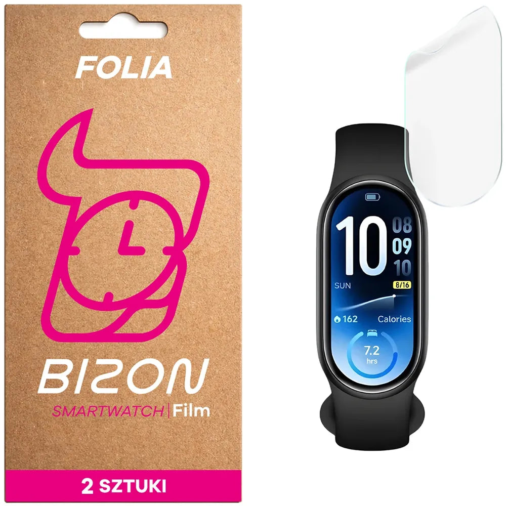 Hydrogel Folie für den Bildschirm für Xiaomi Smart Band 11, Bizon Watch Film Hydrogel Duo, 2 Stück (1/5)