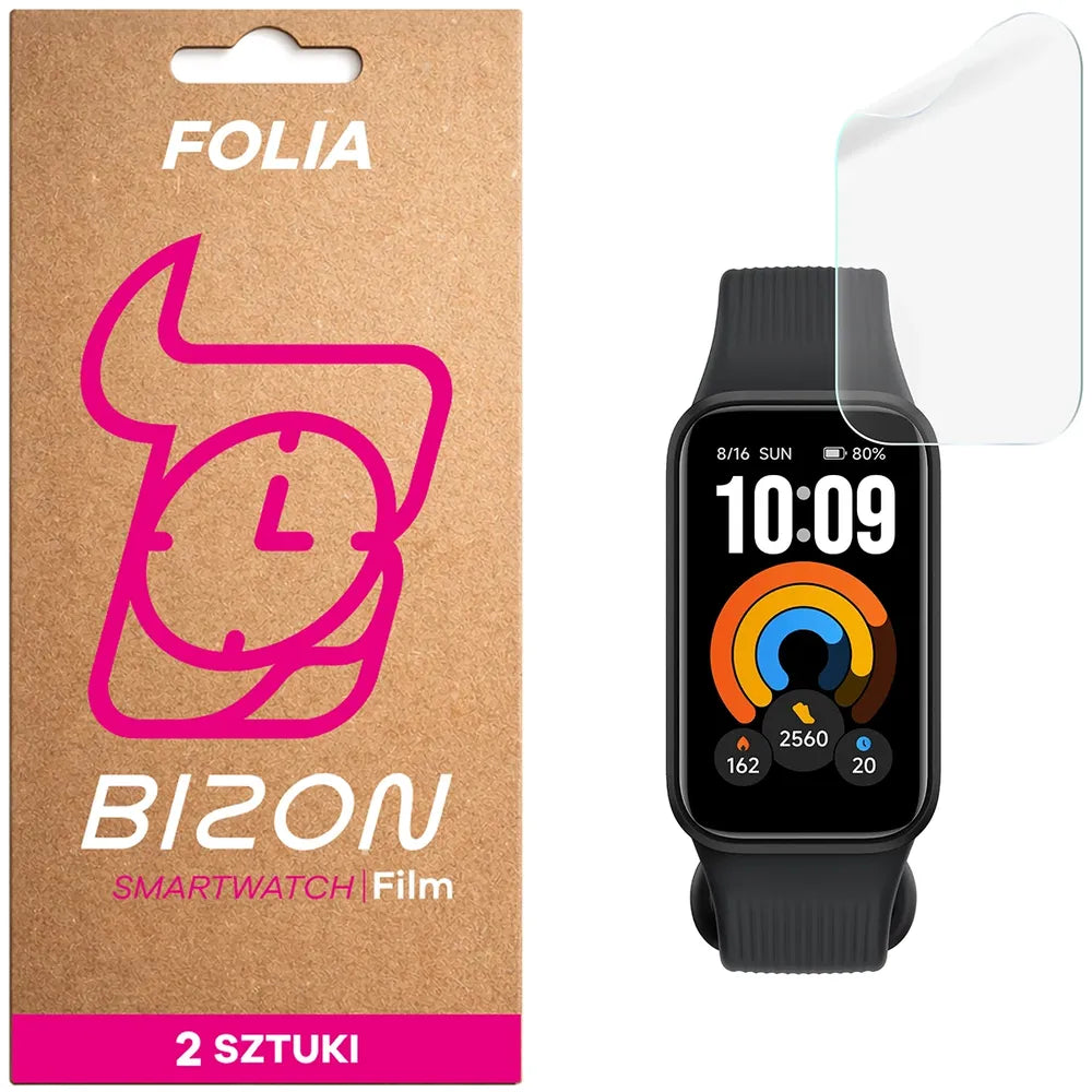 Hydrogel Folie für den Bildschirm für Xiaomi Smart Band 11 Active, Bizon Watch Film Hydrogel Duo, 2 Stück (1/5)