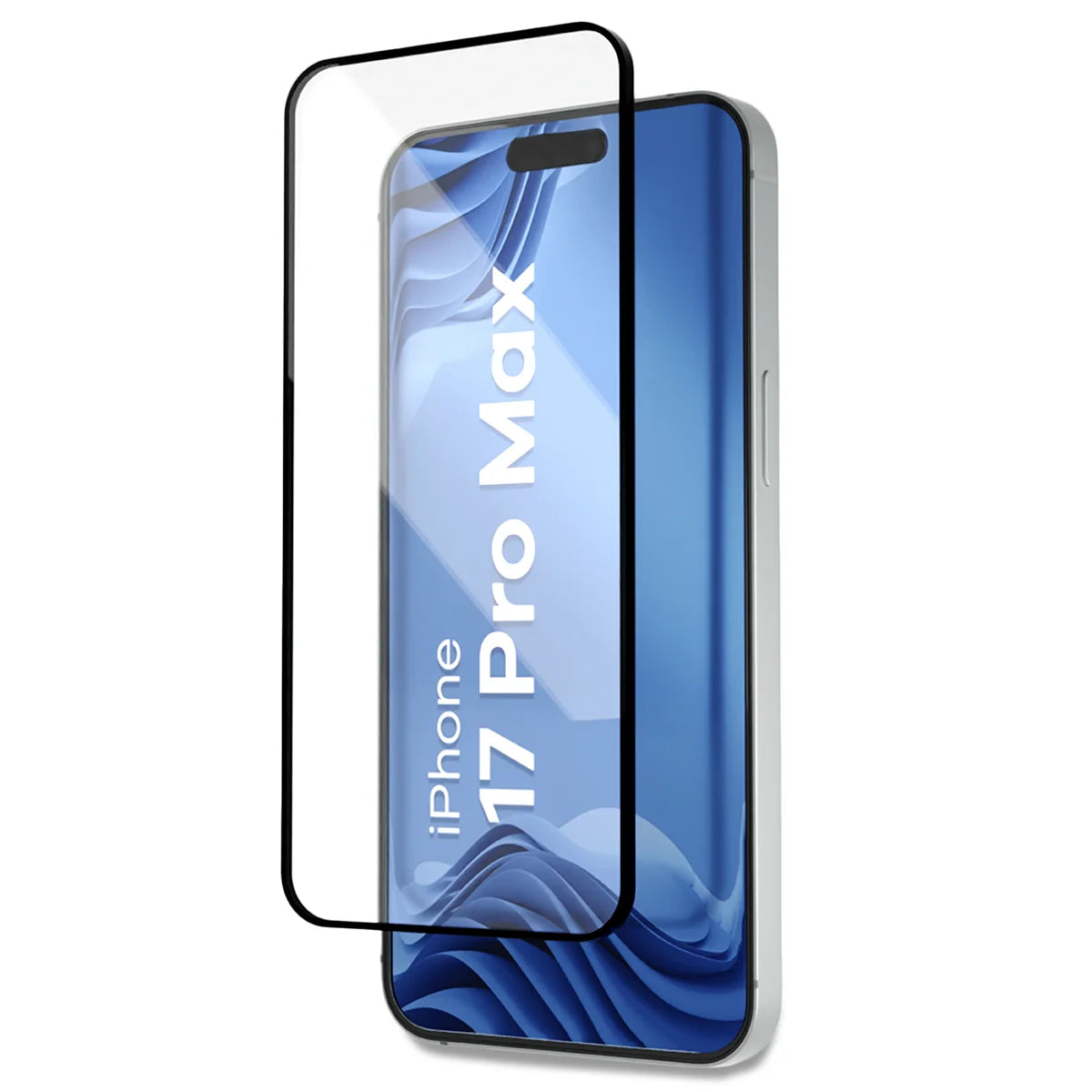 Gehärtetes Glas mit Applikationsrahme für iPhone 17 Pro Max, Bizon Glass Aplikator Edge, 1 Set