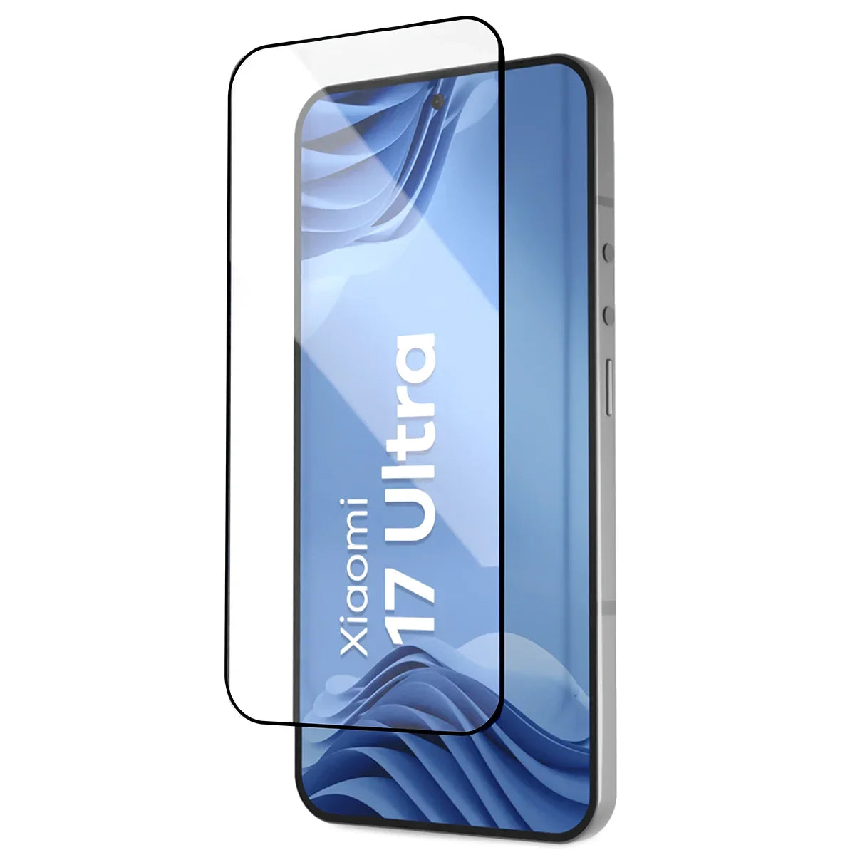 Gehärtetes Glas mit Applikationsrahme für Xiaomi 17 Ultra, Bizon Glass Aplikator Edge, 2 Sets