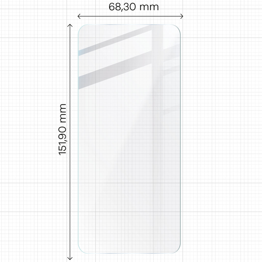 Gehärtetes Glas für Motorola Moto G31 / G41, Bizon Glass Clear