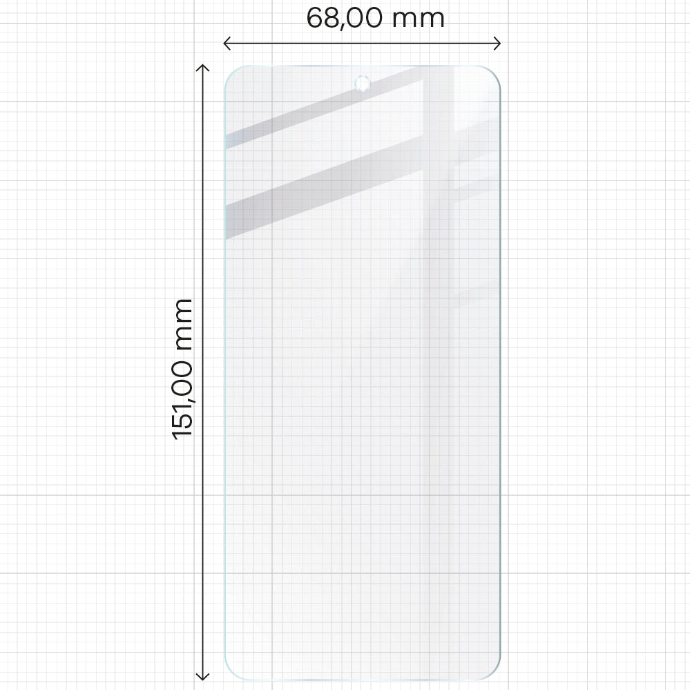 Gehärtetes Glas für Google Pixel 6, Bizon Glass Clear
