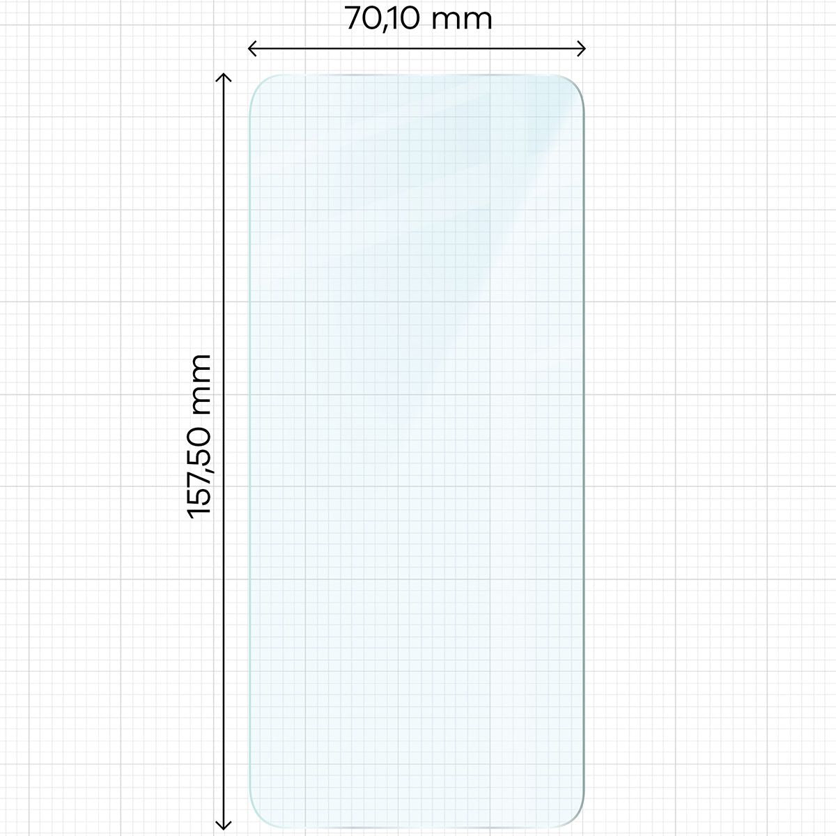 Gehärtetes Glas für Xiaomi Redmi Note 10 Pro, Bizon Glass Clear