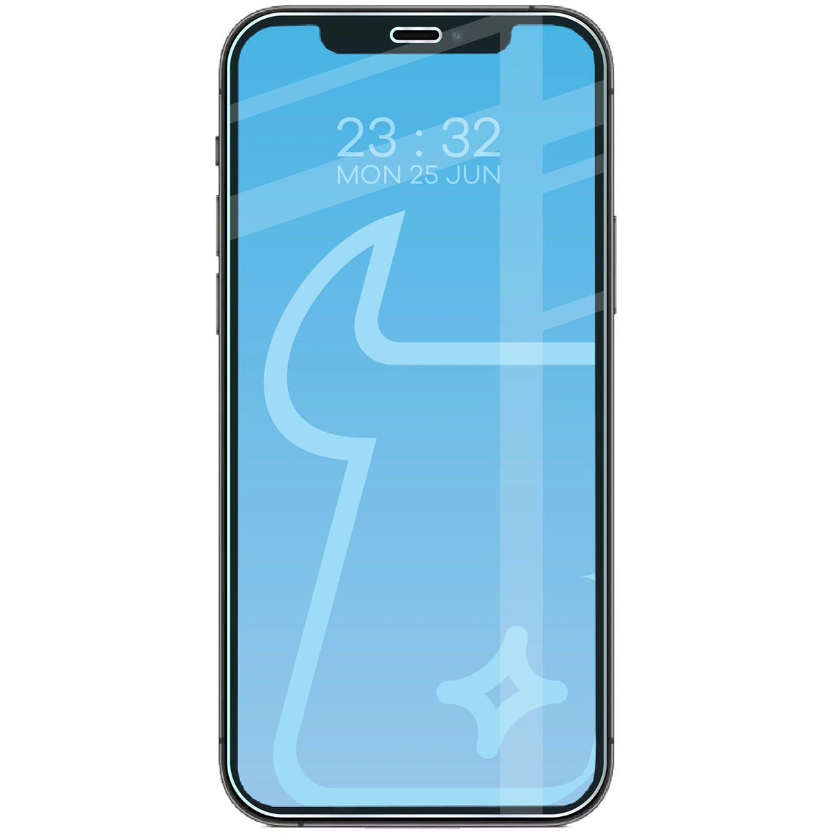 Gehärtetes Glas für iPhone 12 / 12 Pro, Bizon Glass Clear