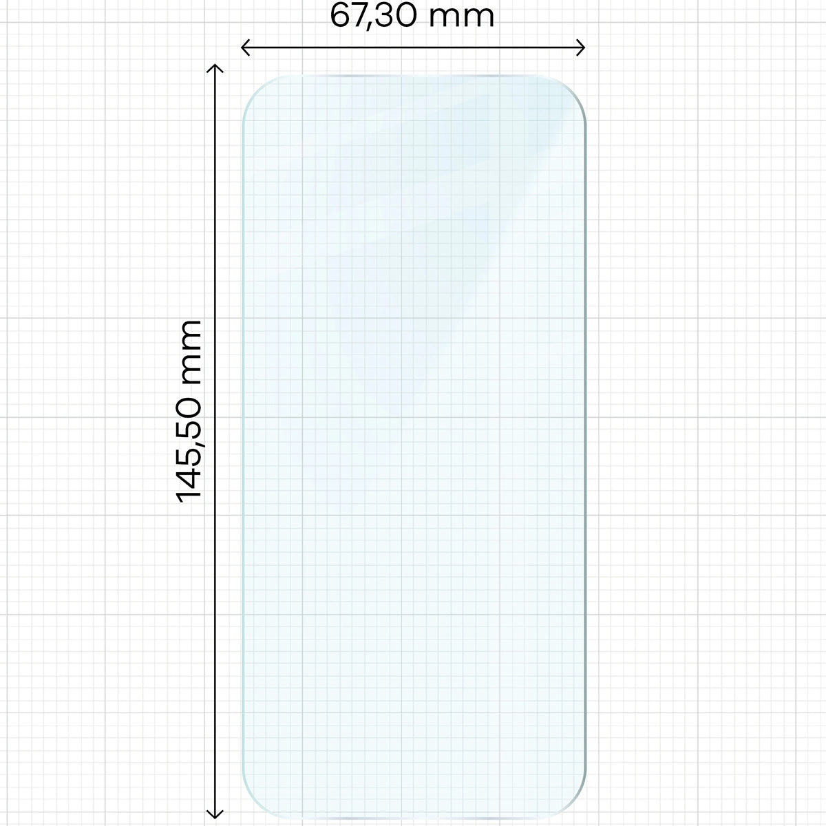 Gehärtetes Glas für iPhone 17 Pro / 17 / 16 Pro, Bizon Glass Clear 2