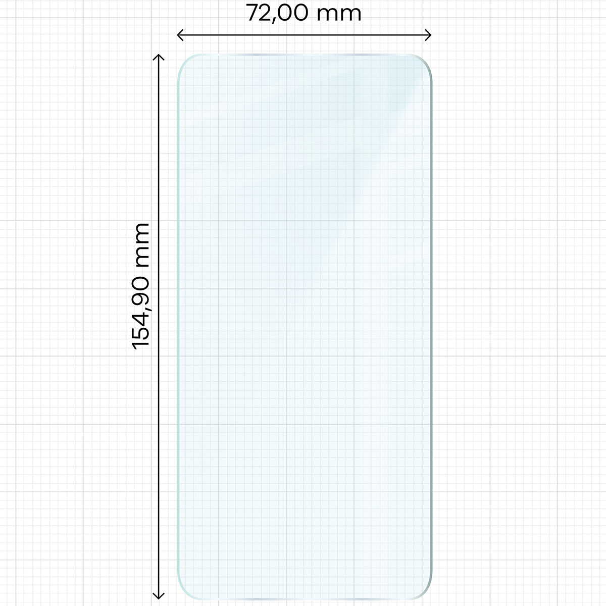 Gehärtetes Glas Bizon Glass Clear für Galaxy A34 5G