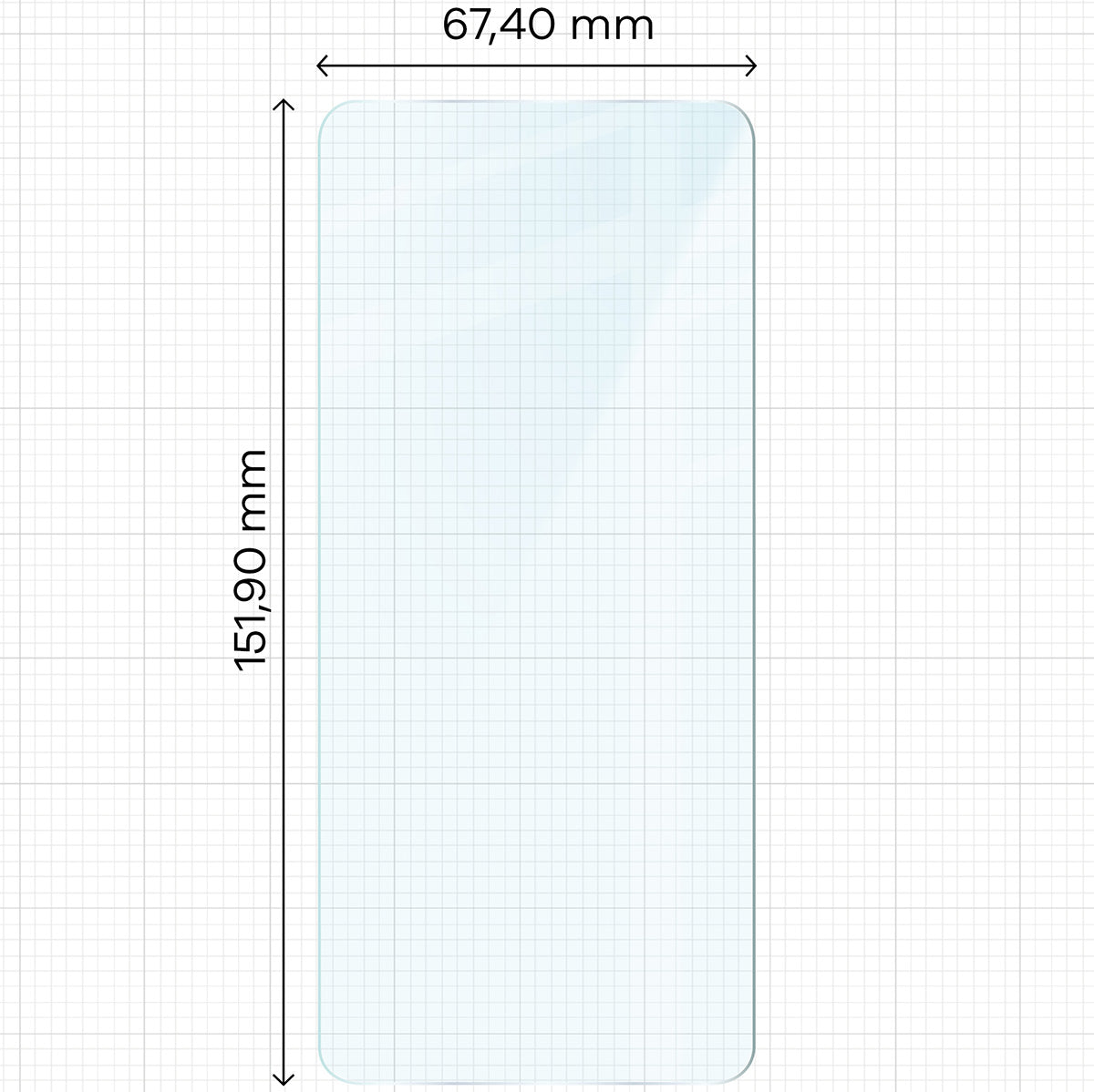 Gehärtetes Glas für Galaxy A53 5G, Bizon Glass Clear