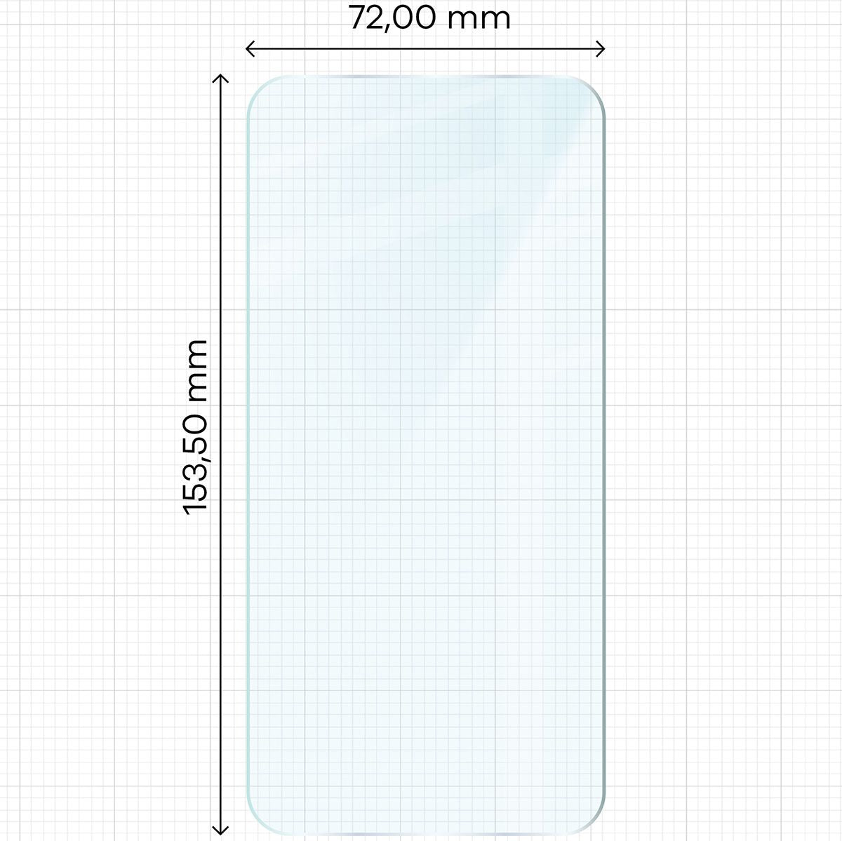 Gehärtetes Glas Bizon Glass Clear 2 für Galaxy S23 Plus