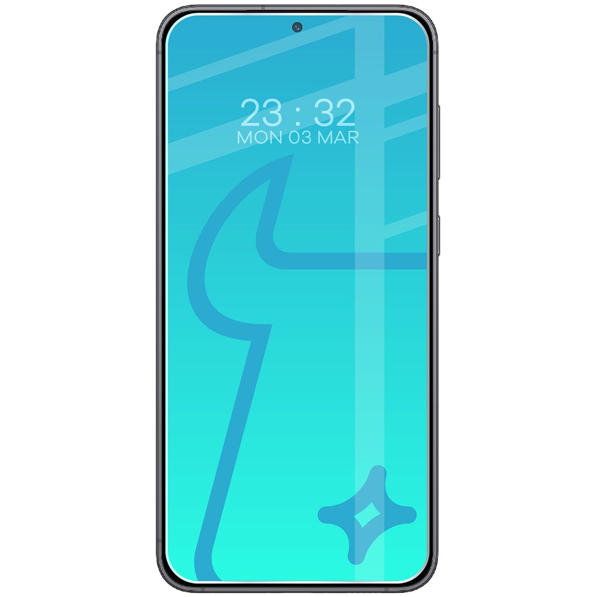 Gehärtetes Glas Bizon Glass Clear 2 für Galaxy S23 Plus