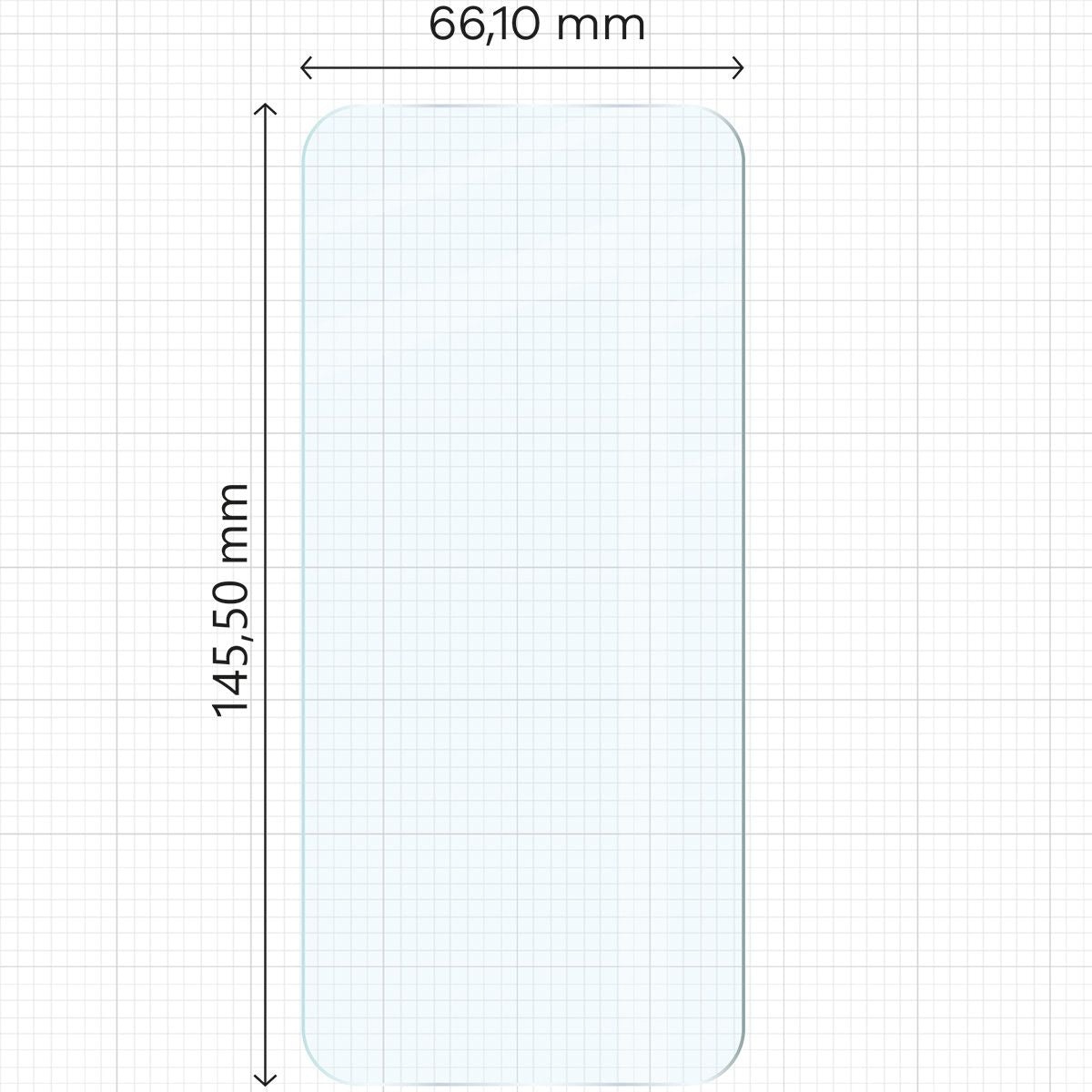 Gehärtetes Glas für Pixel 8a, Bizon Glass Clear