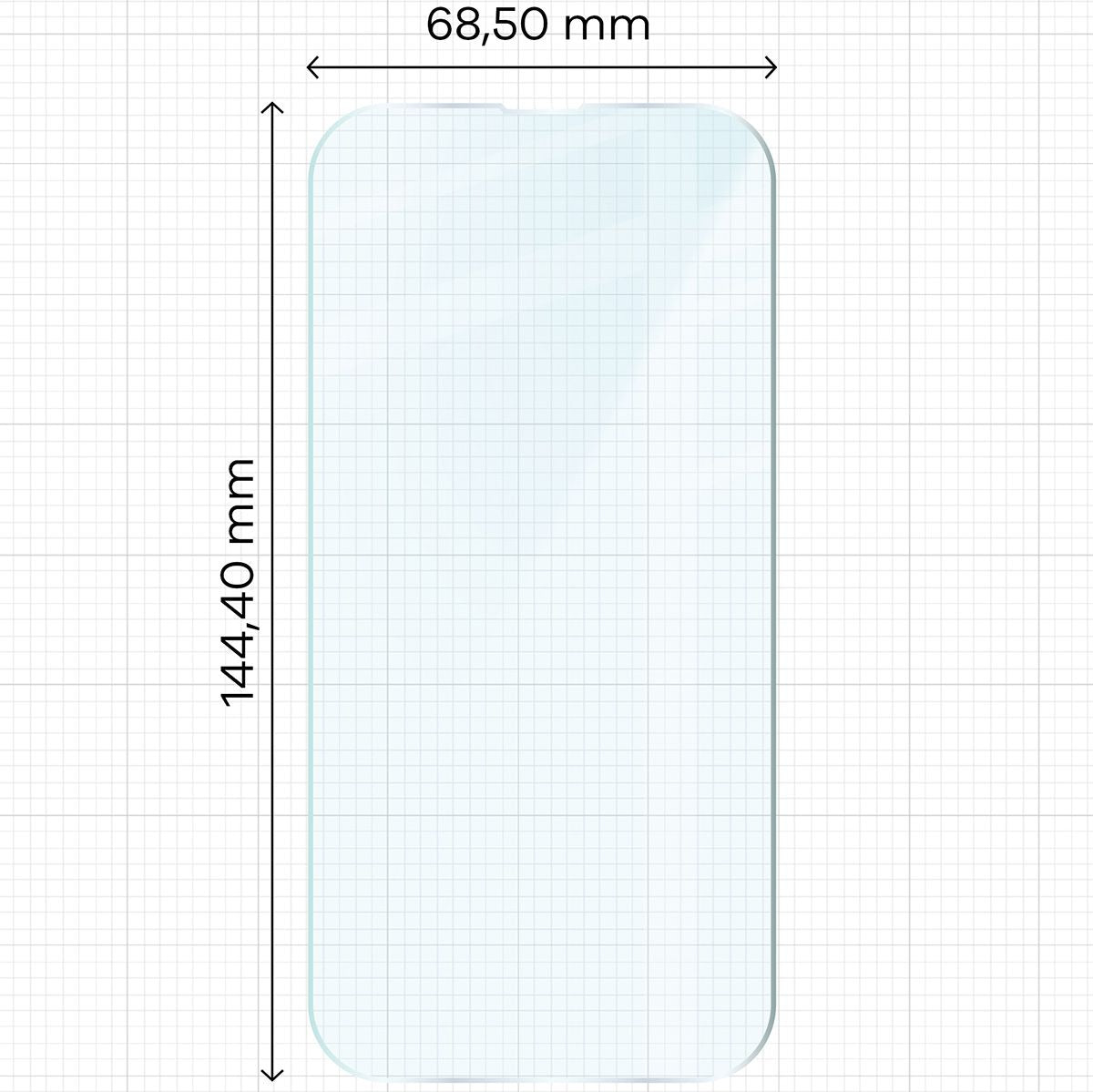 Gehärtetes Glas Bizon Glass Clear 2 für iPhone 14 Pro