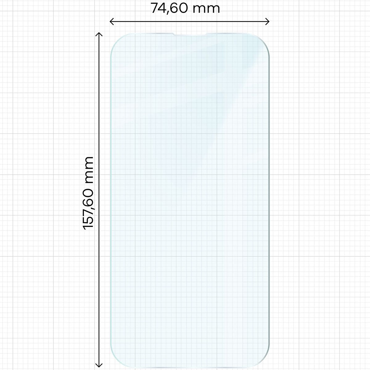 Gehärtetes Glas Bizon Glass Clear 2, iPhone 14 Pro Max