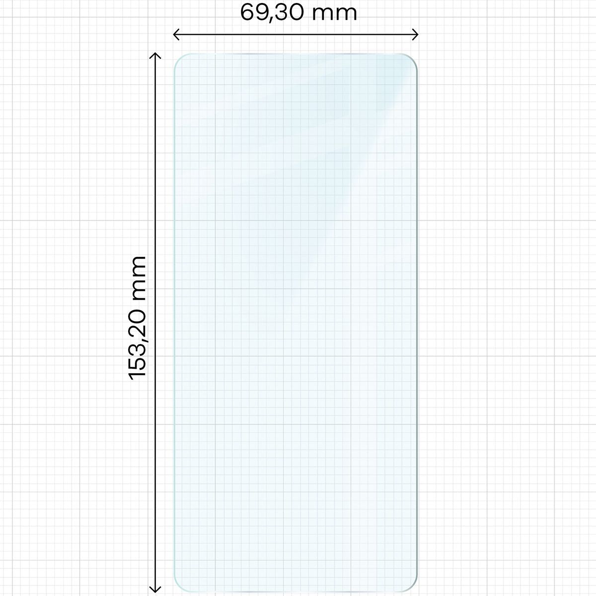 Gehärtetes Glas für Motorola Moto G52/G82, Bizon Glass Clear