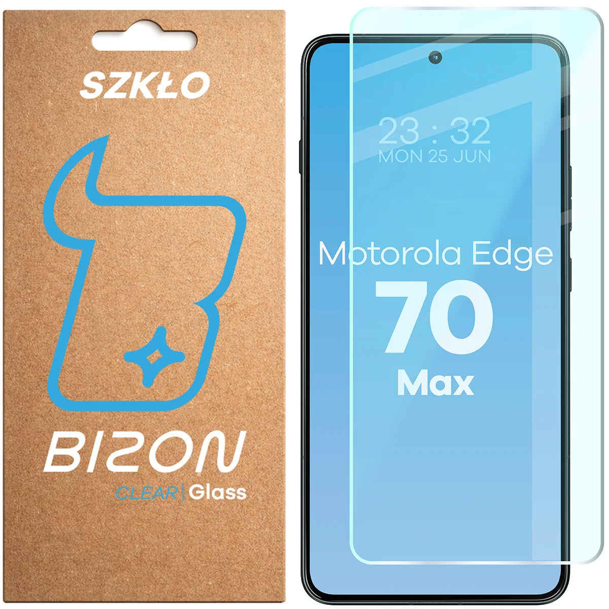 Gehärtetes Glas für Motorola Edge 70 Max, Bizon Glass Clear (1/4)