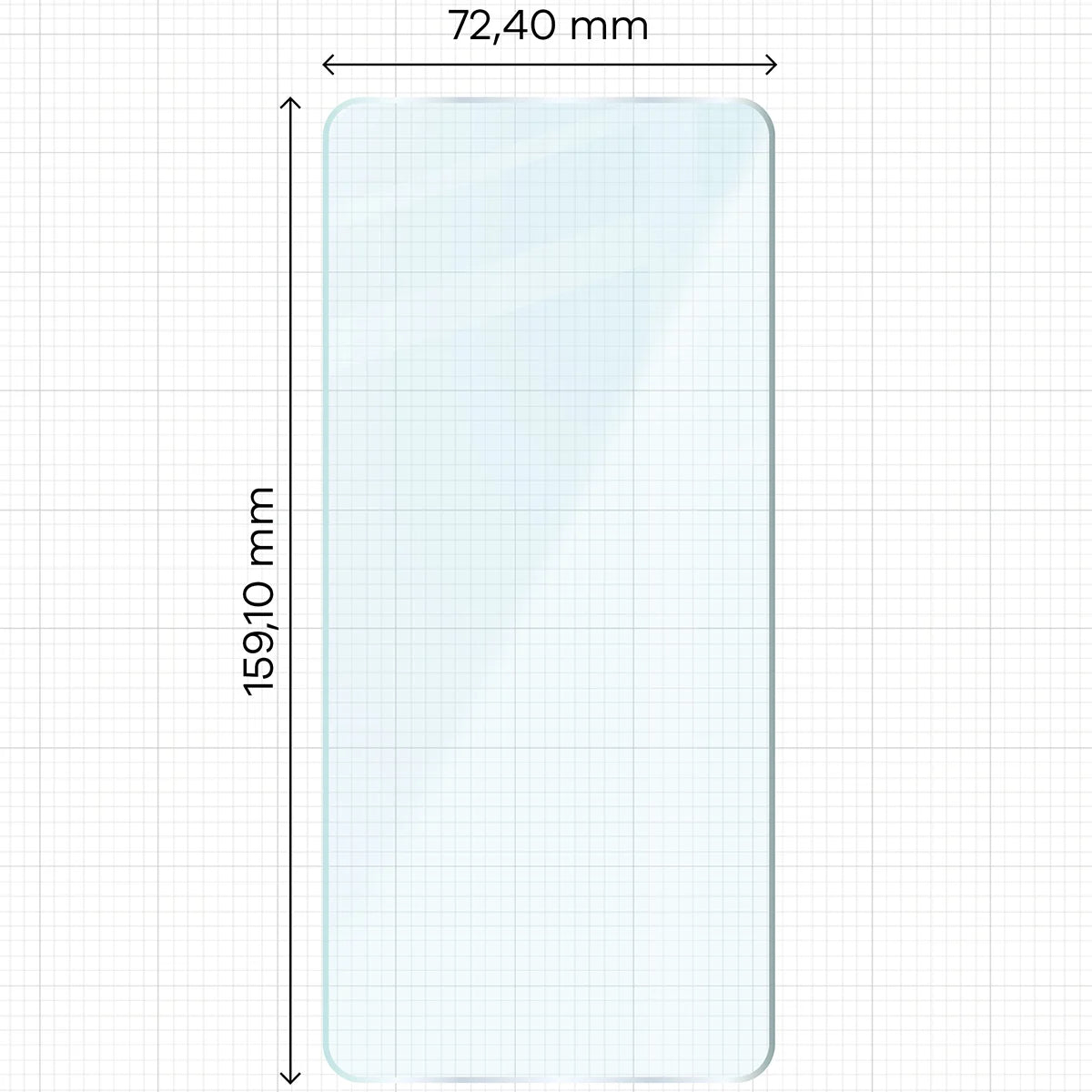 Gehärtetes Glas für Motorola Edge 70 Max, Bizon Glass Clear (2/4)