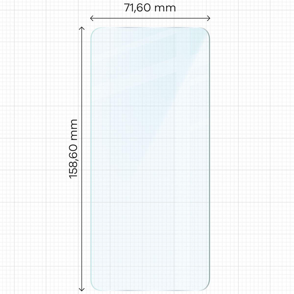 Gehärtetes Glas für OnePlus 13R, Bizon Glass Clear