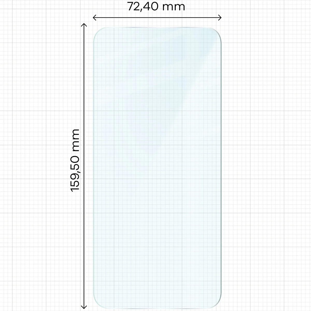 Gehärtetes Glas für OnePlus Nord 5, Bizon Glass Clear 2
