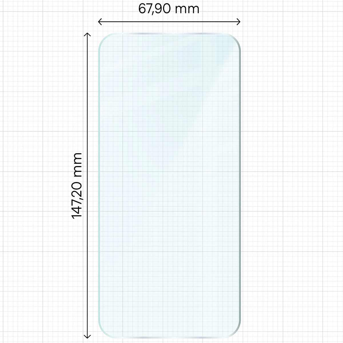 Gehärtetes Glas für Oppo Reno16 / Reno16 Pro 5G, Bizon Glass Clear (2/4)