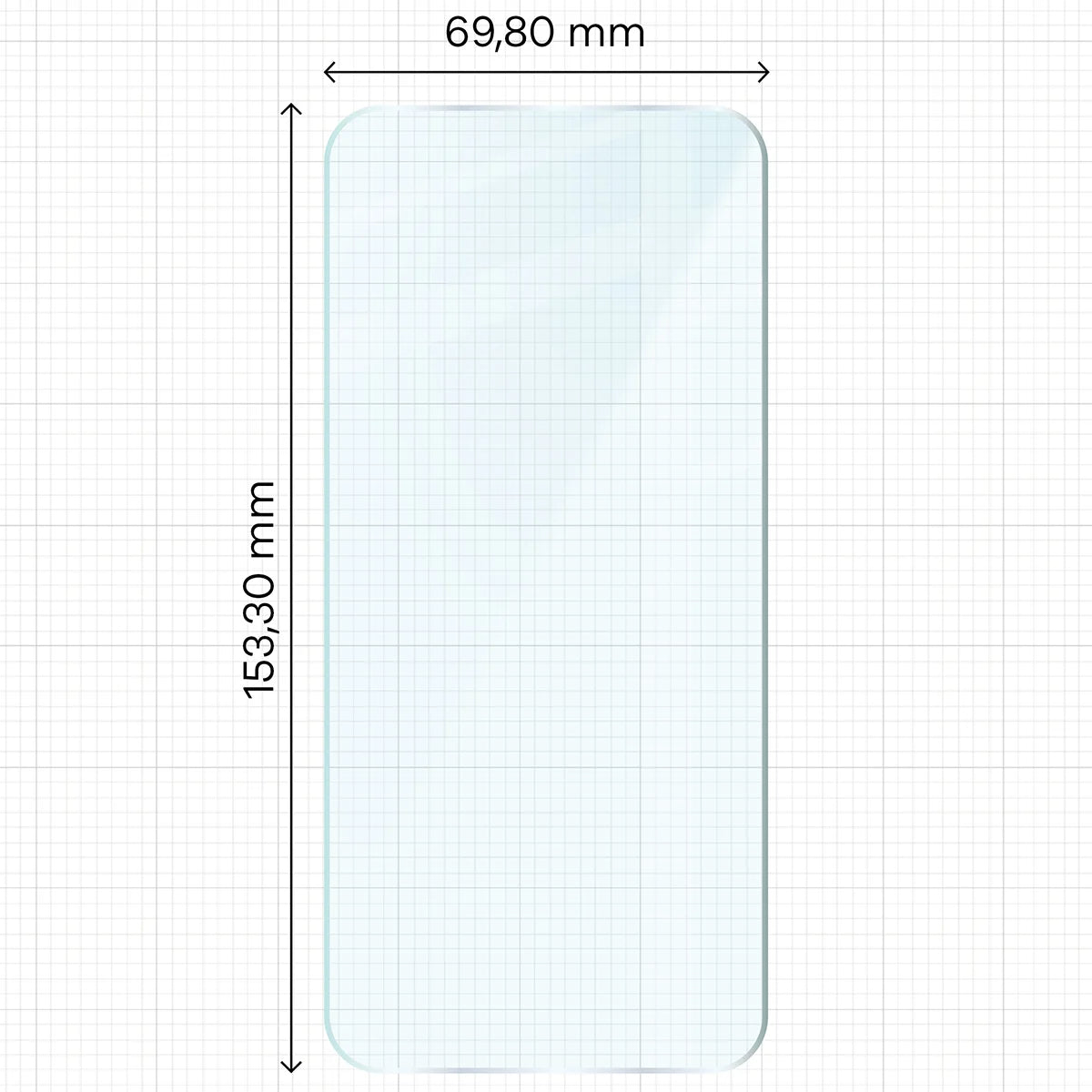 Gehärtetes Glas für Oppo Reno16 F / Reno16 FS, Bizon Glass Clear (2/4)