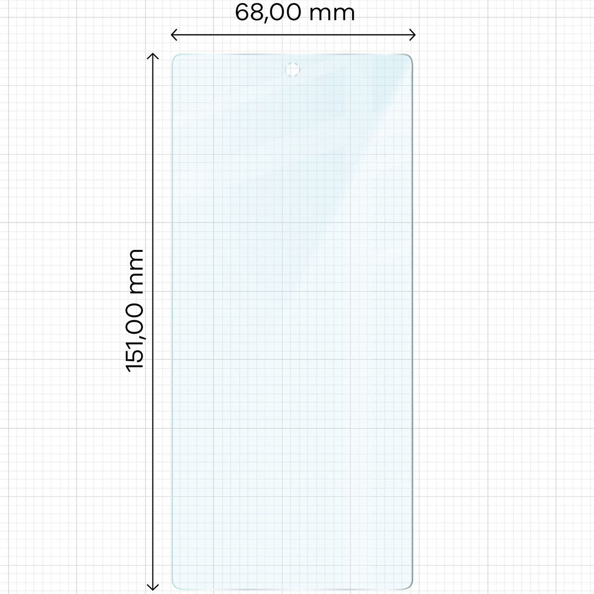 Gehärtetes Glas für Google Pixel 6, Bizon Glass Clear