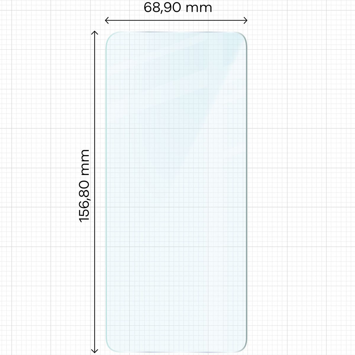 Gehärtetes Glas für Xiaomi Poco X3 / NFC / Pro, Bizon Glass Clear 2