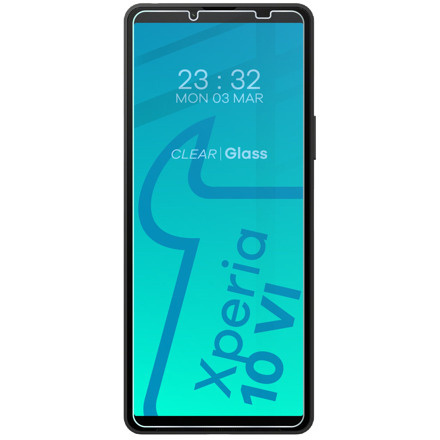 Gehärtetes Glas für Sony Xperia 10 VI, Bizon Glass Clear 2
