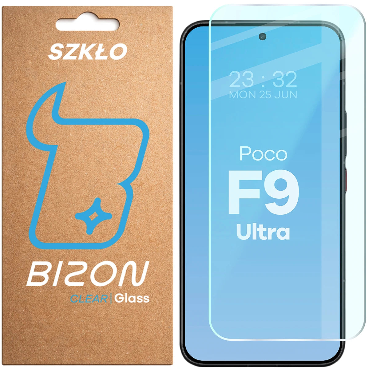 Gehärtetes Glas für Xiaomi POCO F9 Ultra, Bizon Glass Clear (1/4)