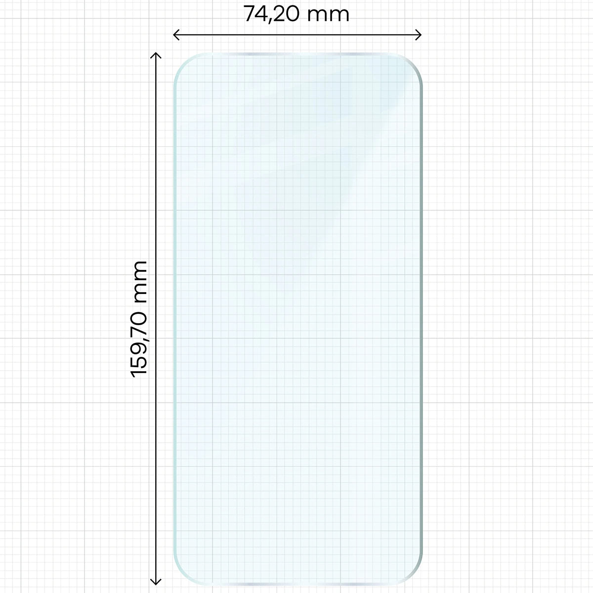 Gehärtetes Glas für Xiaomi POCO F9 Ultra, Bizon Glass Clear (2/4)