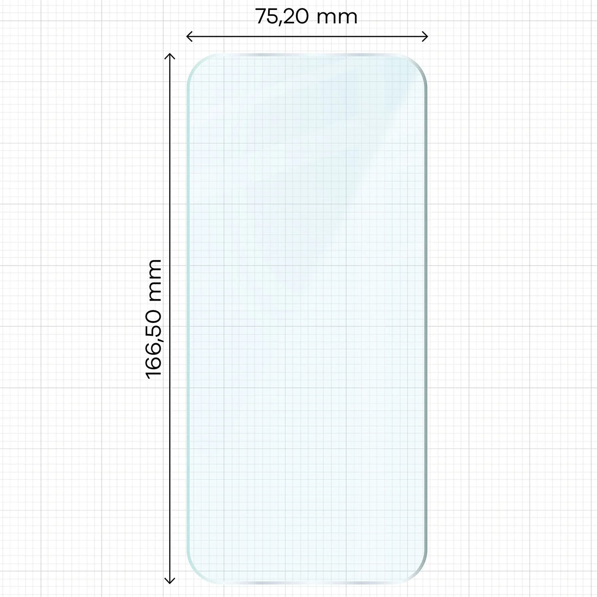 Gehärtetes Glas für Xiaomi Redmi 17 5G / 4G, Bizon Glass Clear (2/4)