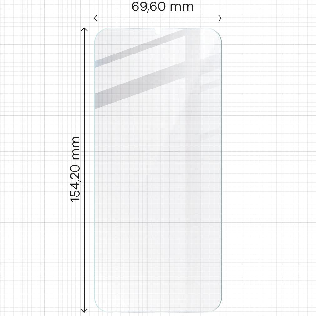 Gehärtetes Glas - 3 Stück + Kameraschutz für Galaxy A15 4G/5G, Bizon Glass Clear 2 Pack
