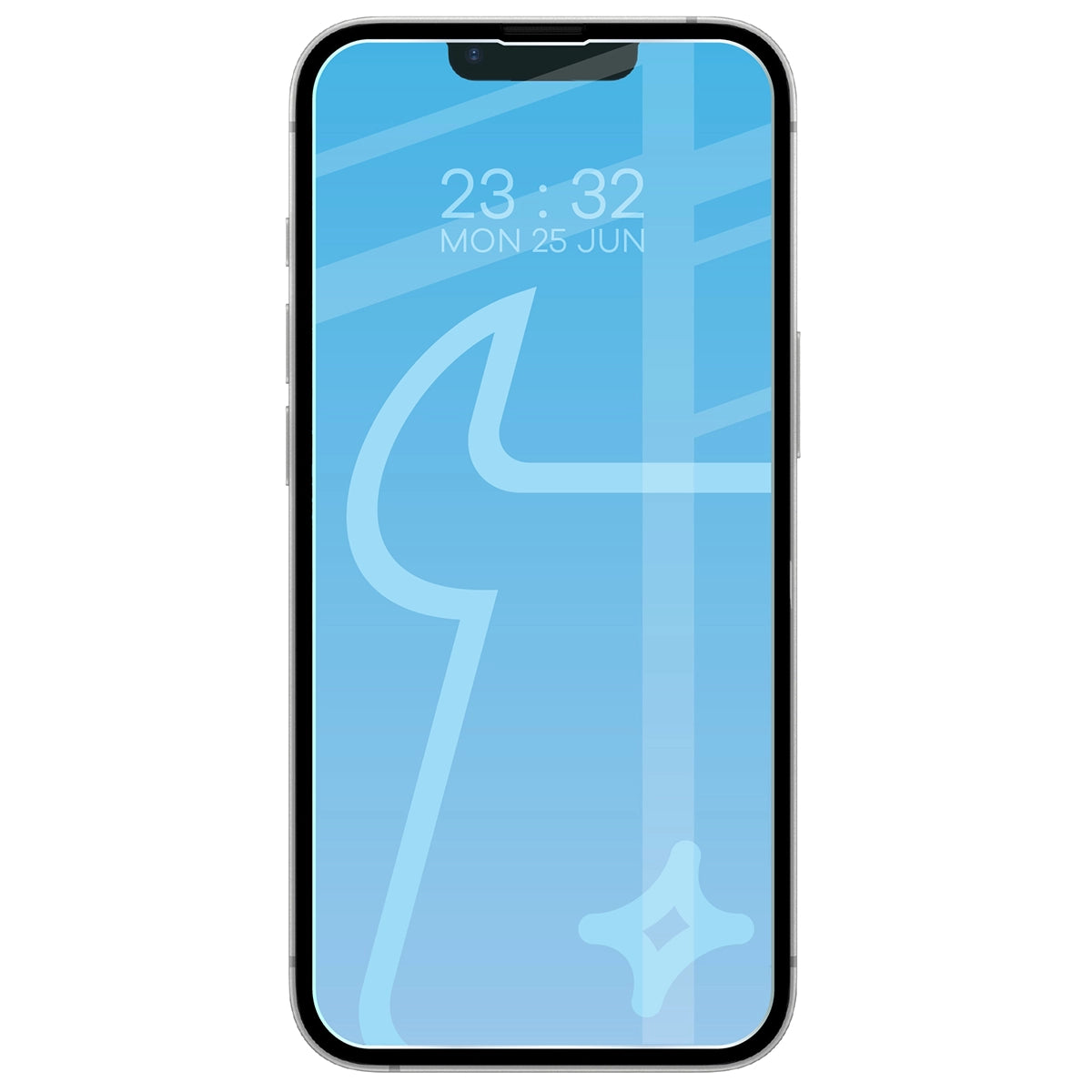Gehärtetes Glas Bizon Glass Clear für iPhone 17e / 16e / 14 / 13 / 13 Pro