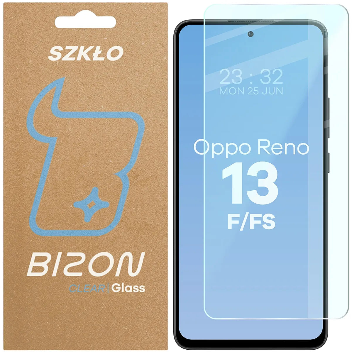 Gehärtetes Glas für Oppo Reno13 F / FS, Bizon Glass Clear 2