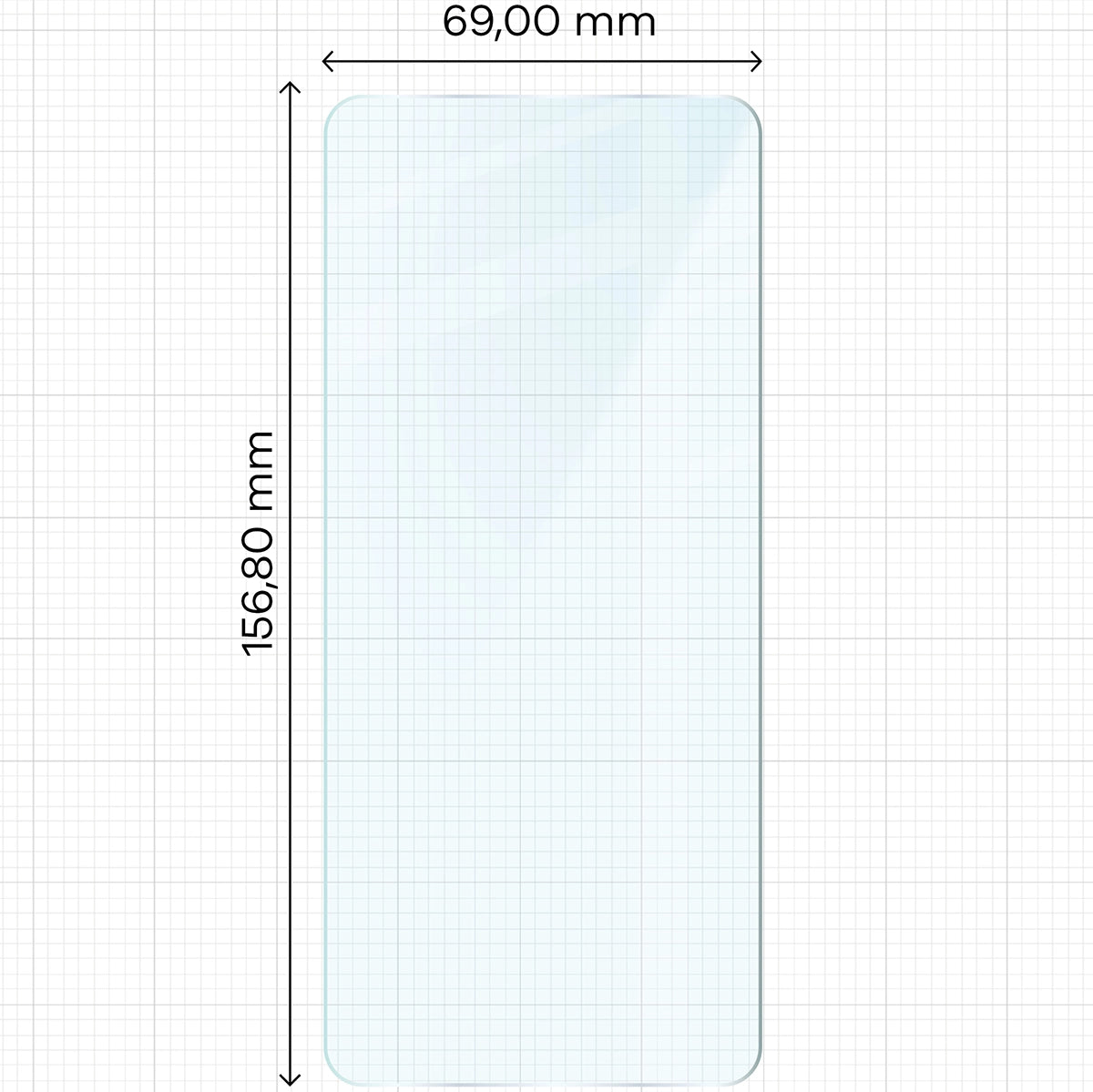 Gehärtetes Glas für Oppo Reno13 F / FS, Bizon Glass Clear 2
