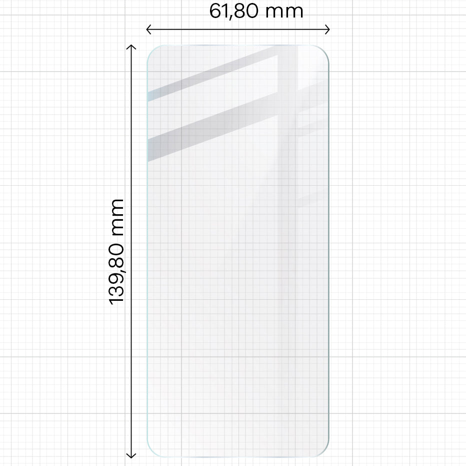 Gehärtetes Glas Bizon Glass Clear 2 Pack - 3 Stück + Kameraschutz, Asus Zenfone 10