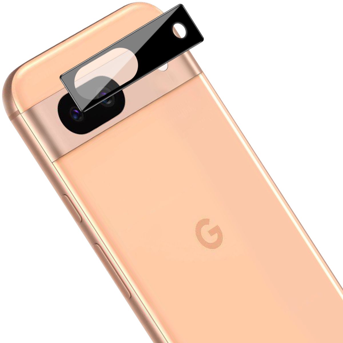 Gehärtetes Glas - 3 Stück + Kameraschutz für Google Pixel 8a, Bizon Glass Clear Pack