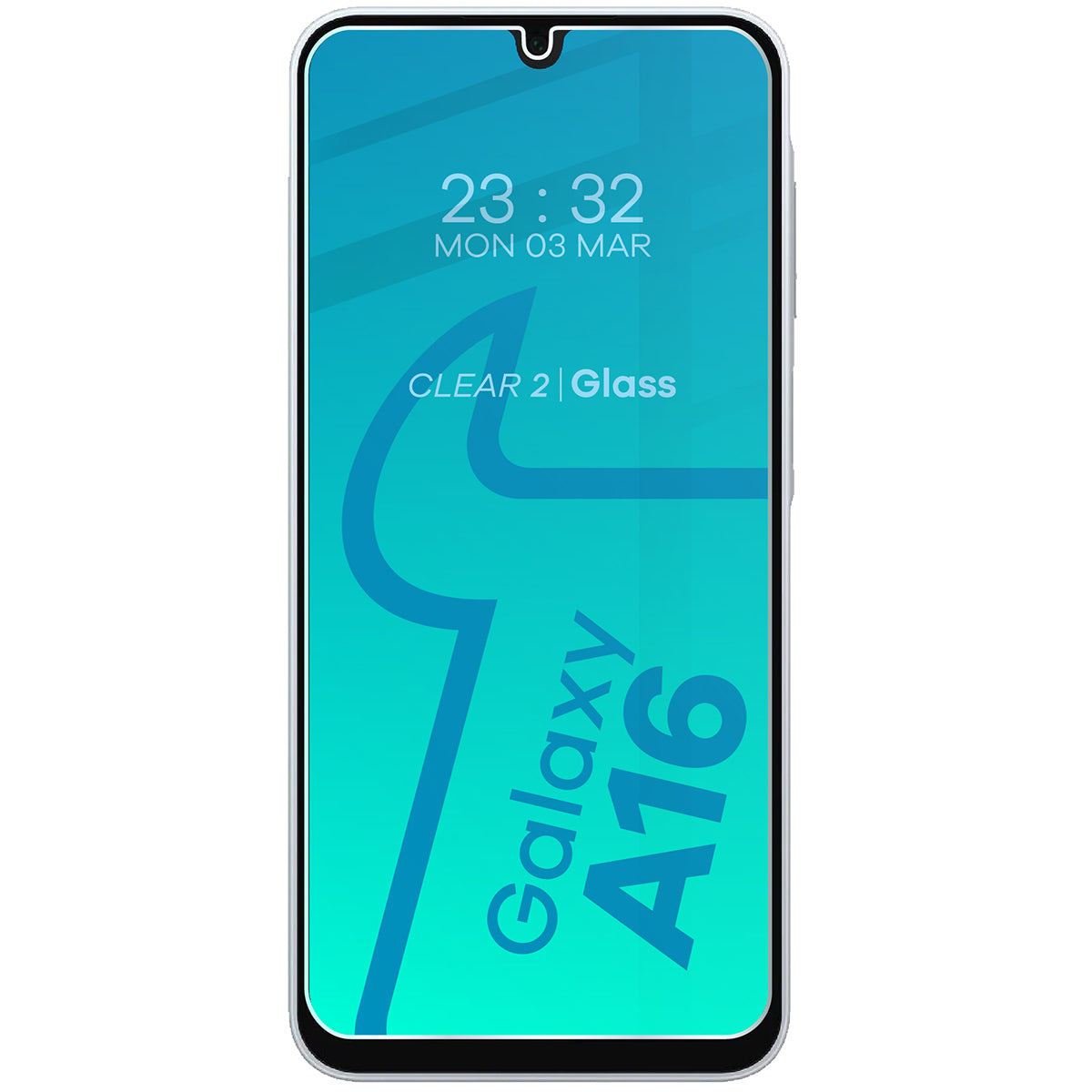 Gehärtetes Glas - 3 Stück + Kameraschutz für Galaxy A16 4G/5G, Bizon Glass Clear Pack