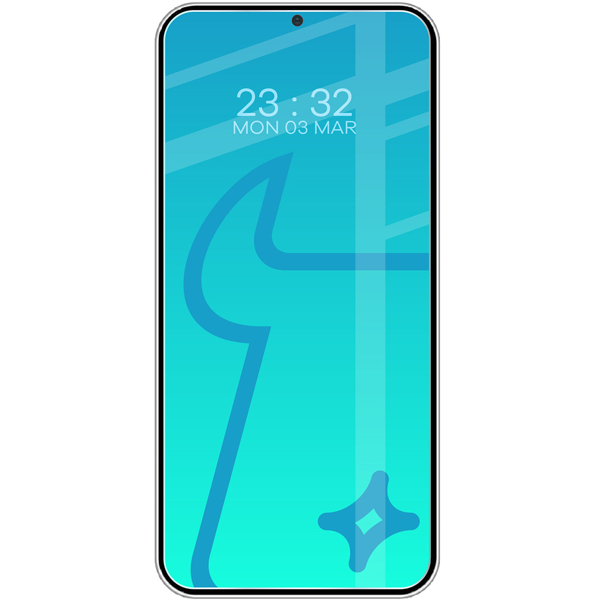 Gehärtetes Glas - 3 Stück + Kameraschutz für Galaxy S25 Plus, Bizon Glass Clear 2 Pack